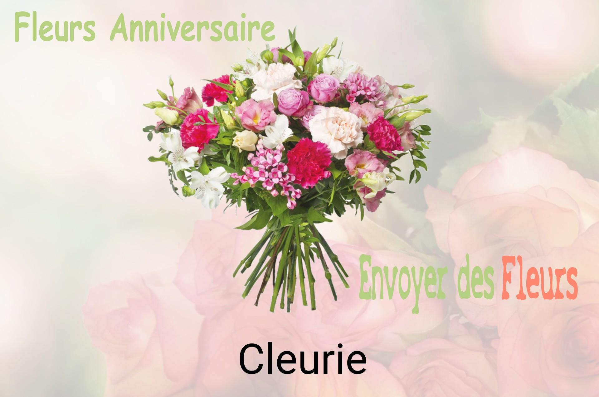 Bouquet de fleurs d’anniversaire livré à Cleurie