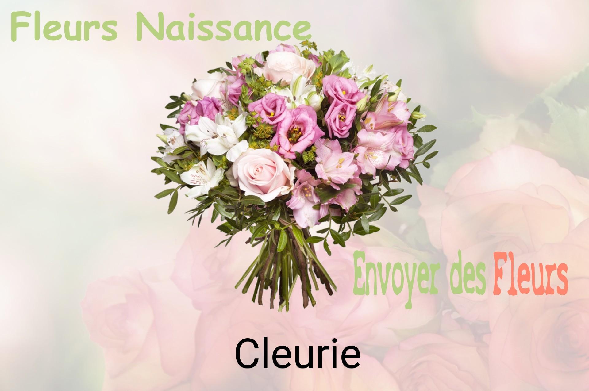 Bouquet de fleurs de naissance livré à Cleurie